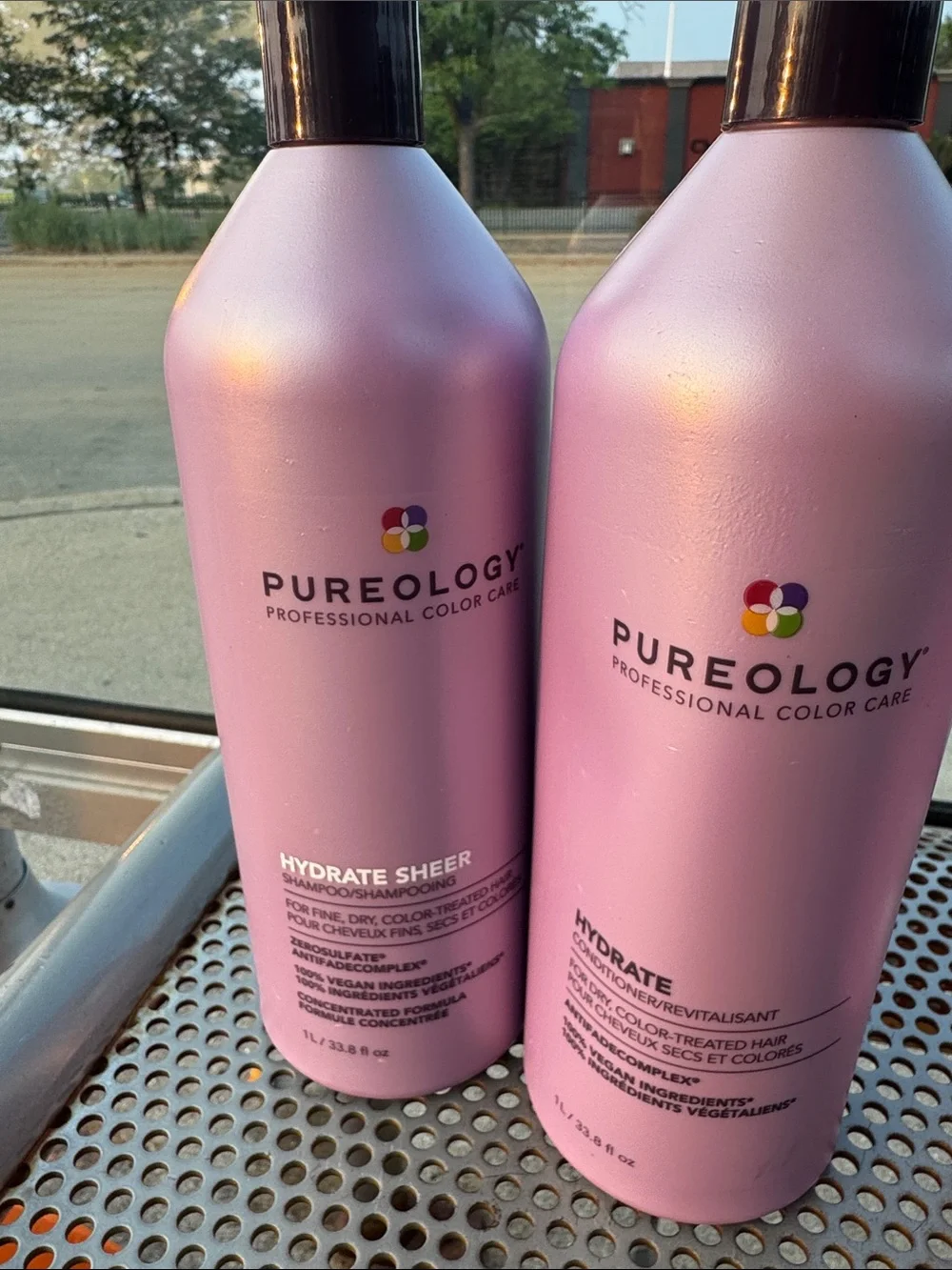 Pureology Hydrate Shampoo and conditioner- Lavender and Dark one liter each